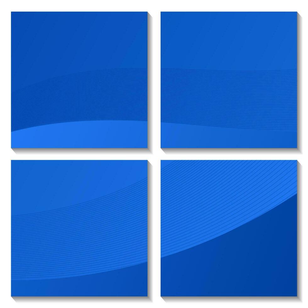 modern simple blue wave gradient vector background for business