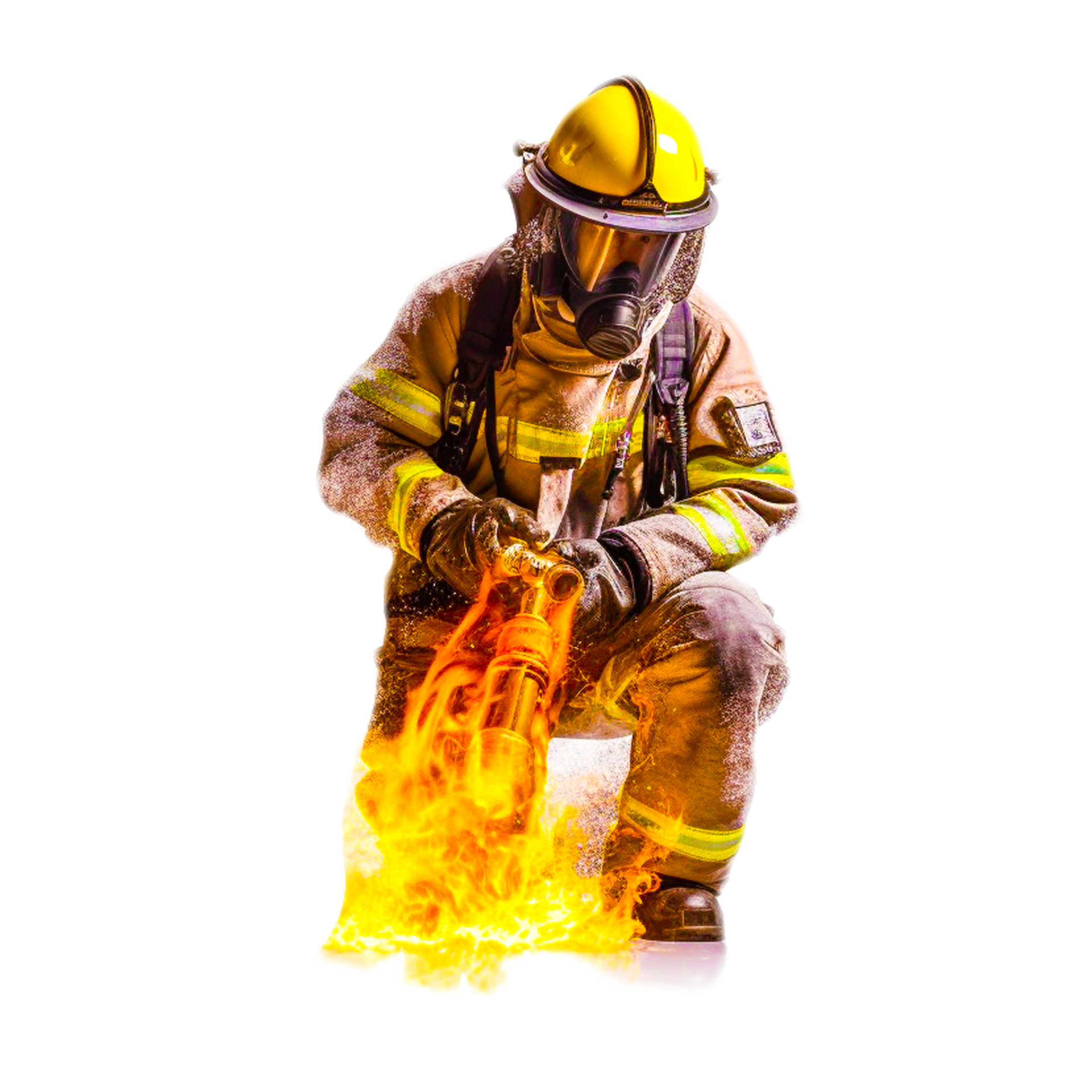 Ai generative firefighter png transparent 23614664 png