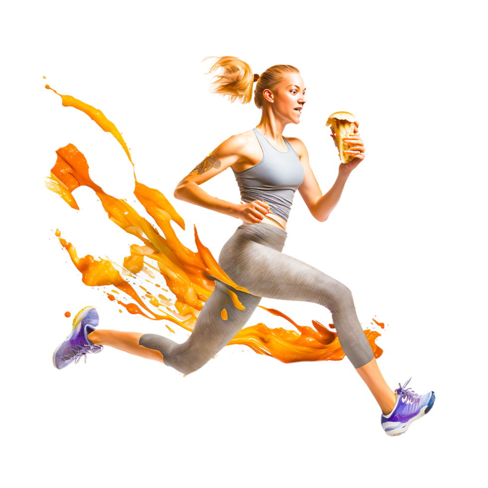 running women illustration png