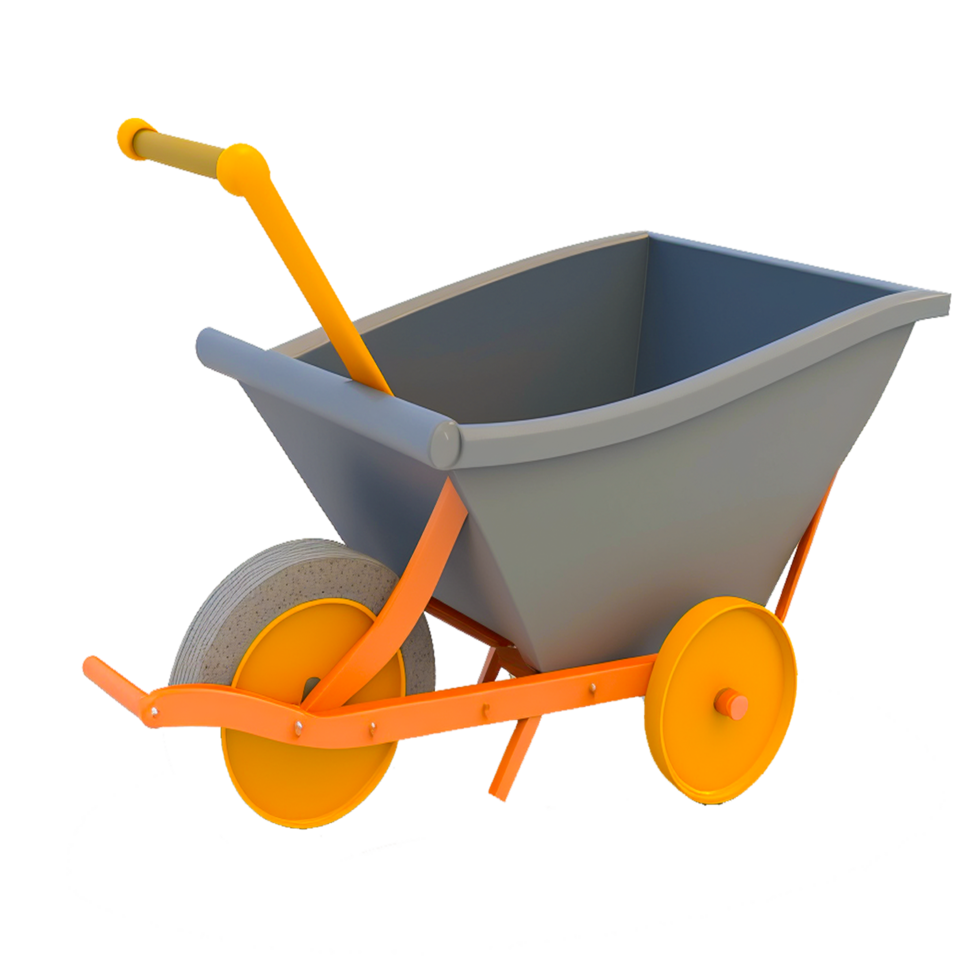 AI generative wheelbarrow png