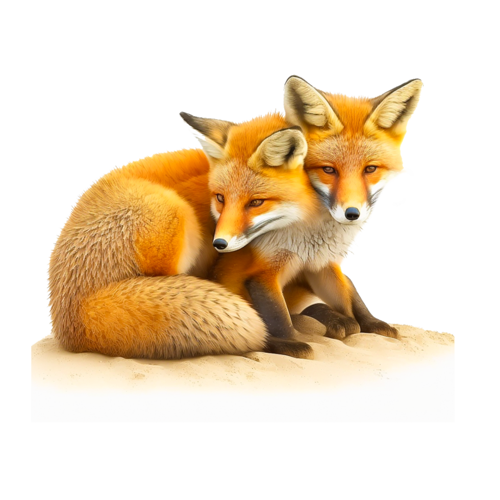 cartoon fox illustration png
