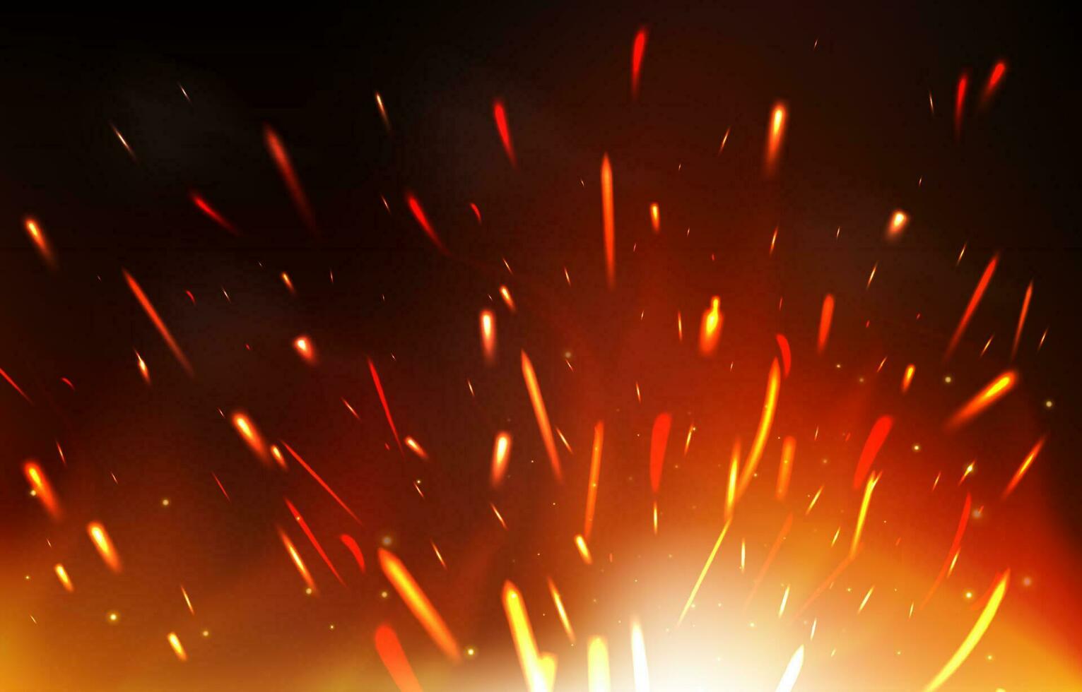 Realistic Fire Flare Background vector