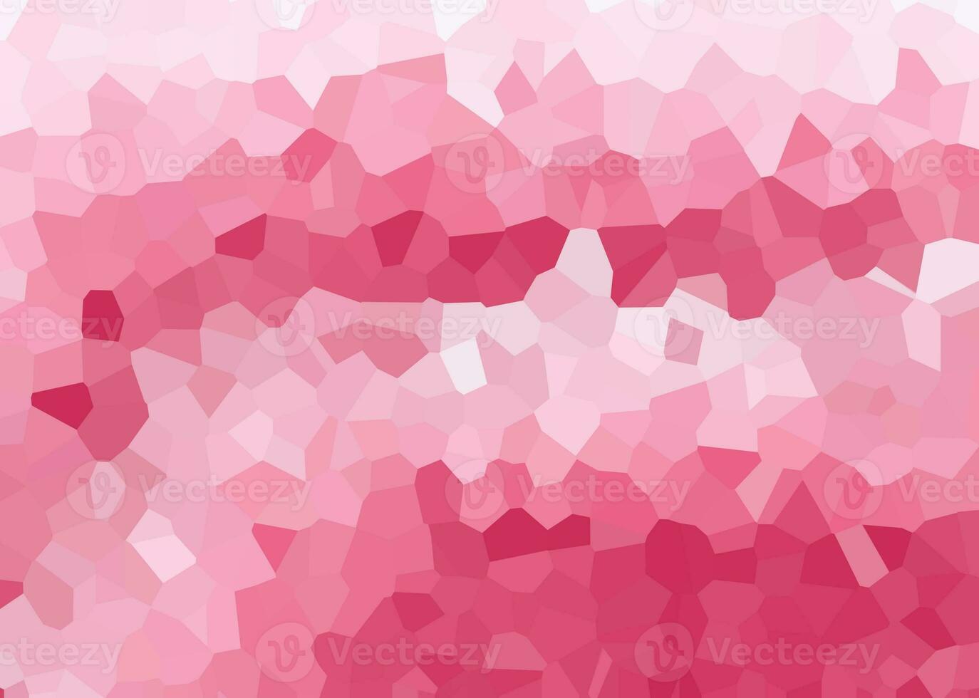 Nice pink mosaic abstract background made of many geometric shapes. Color block geometric background. Pink crystal background. Blank for design, space for writing, cover for paper. Polygonal pattern photo