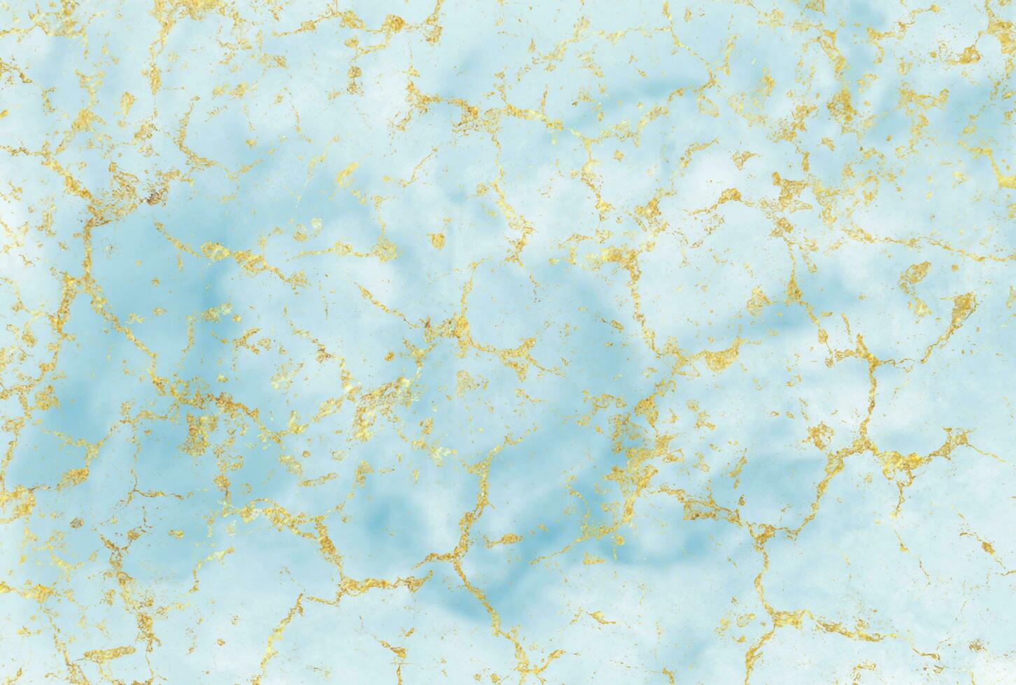 Turquoise liquid marble design background with gold elements. Abstract fluid art painting with alcohol ink, blue and gold colors. Gold and light blue mixed inks spilled background. Turquoise texture photo