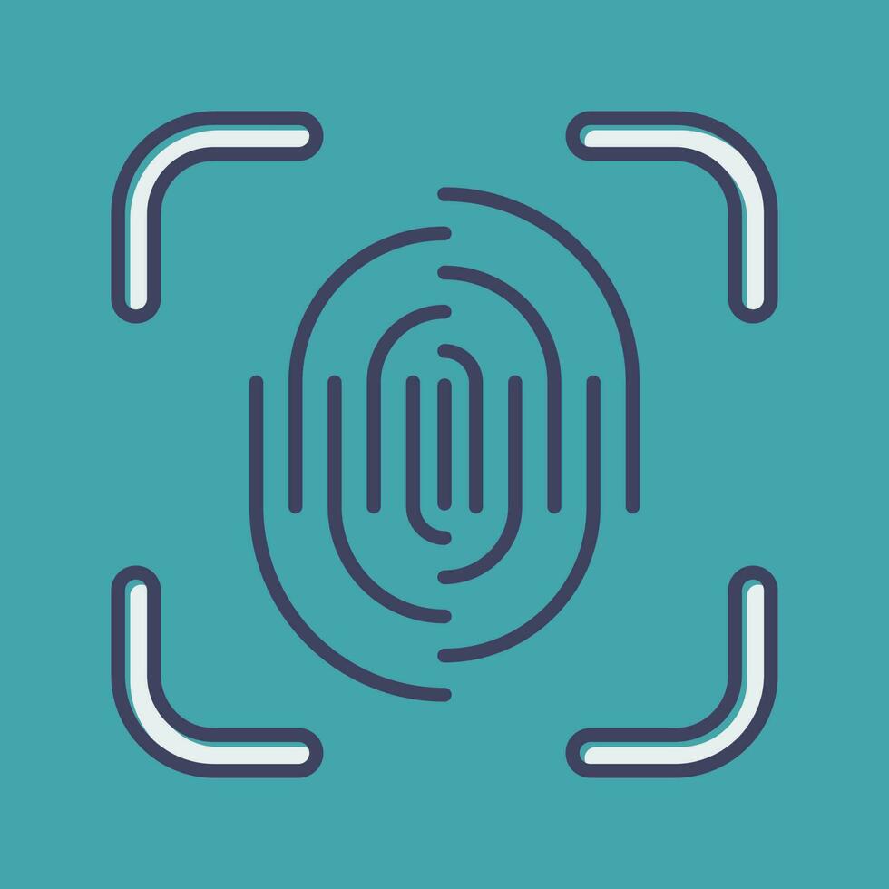 Fingerprint Vector Icon