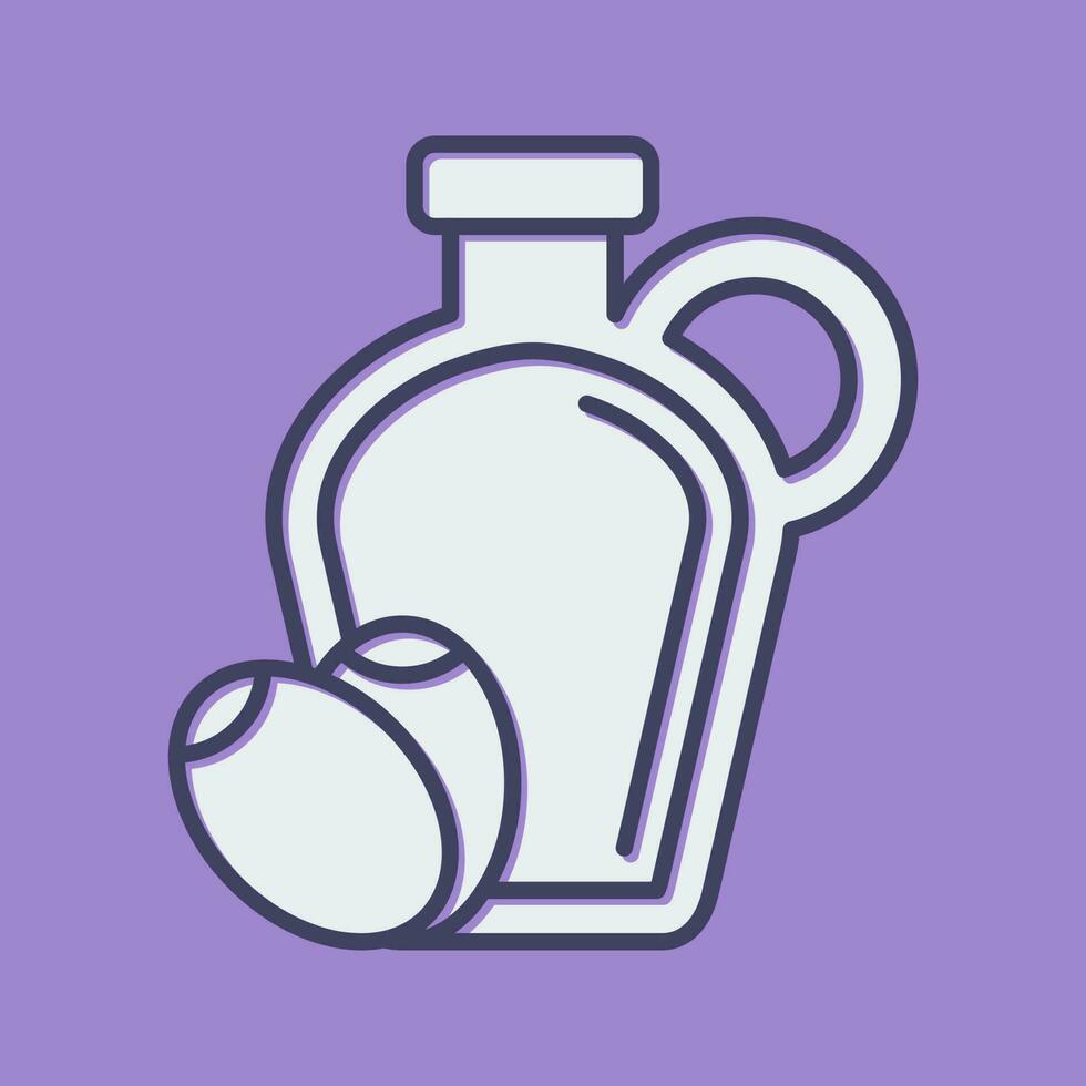 Olive Oil Vector Icon