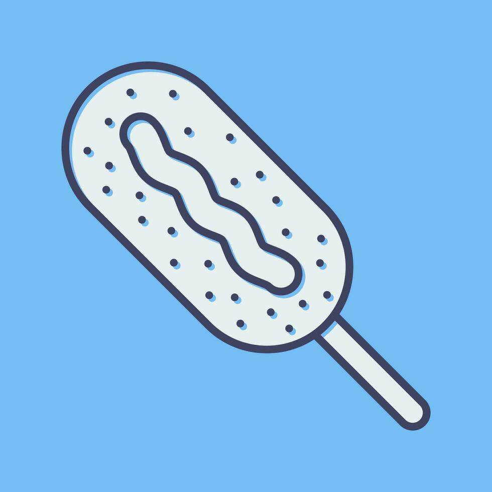 icono de vector de corndog