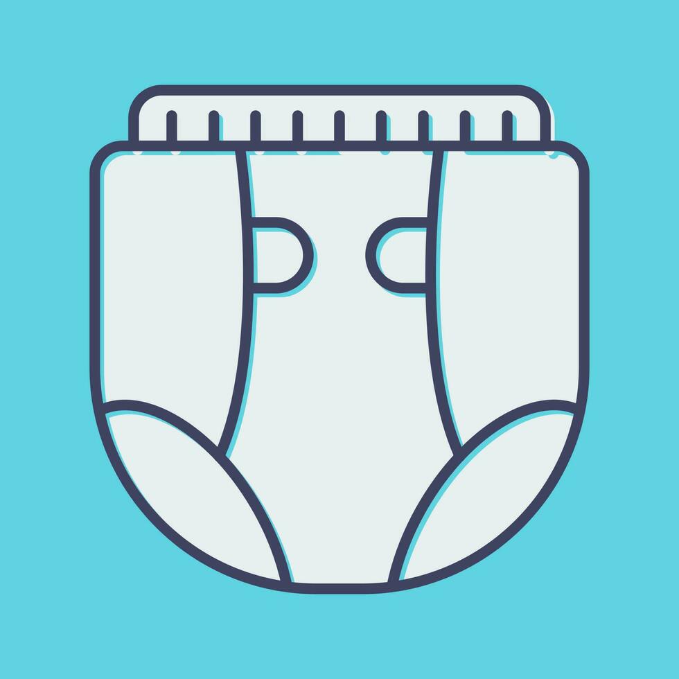 Diaper Vector Icon