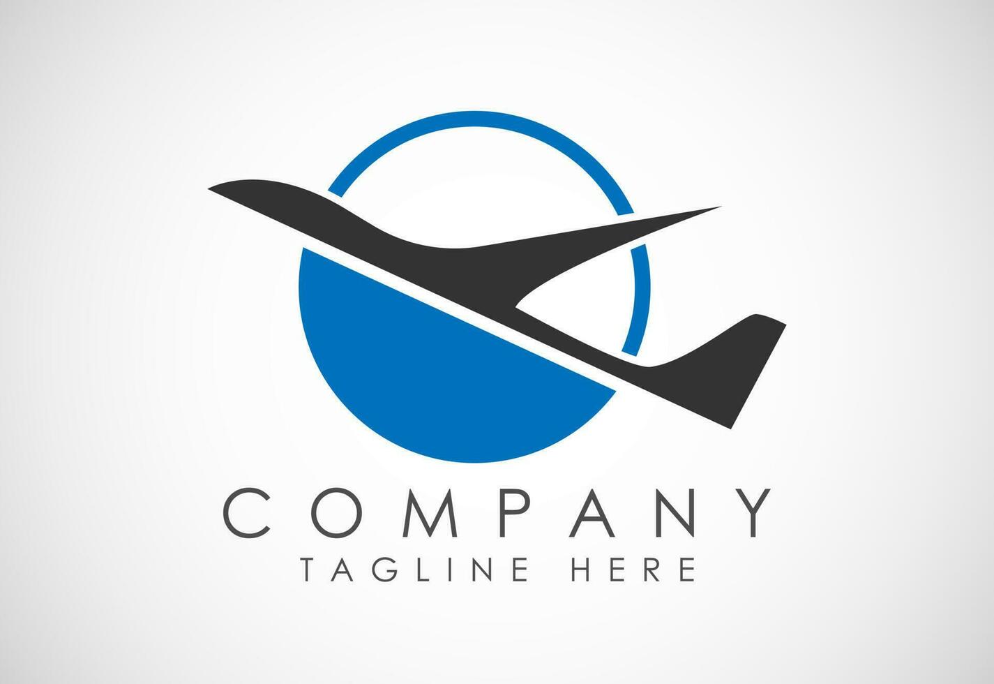 Airplane aviation vector logo design concept. Airline logo plane travel icon. Airport flight world aviation.