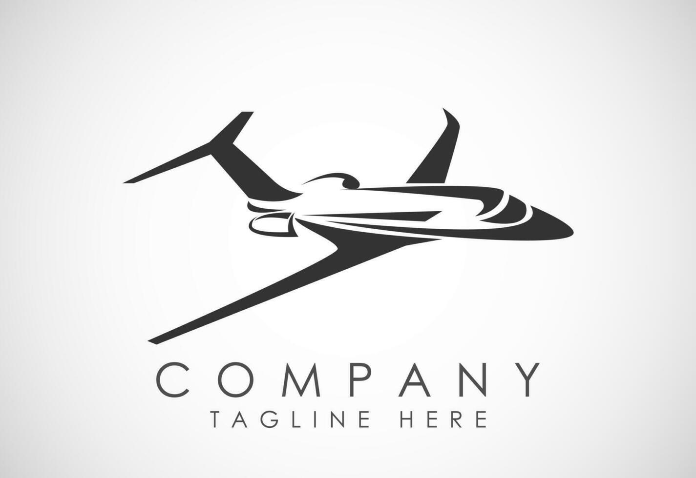 Airplane aviation vector logo design concept. Airline logo plane travel icon. Airport flight world aviation.