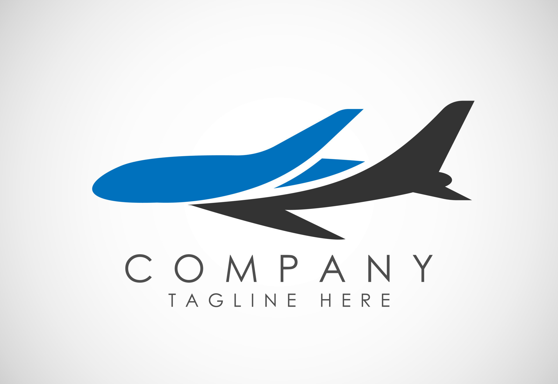 Airplane Logo Vector Art, Icons, and Graphics for Free Download