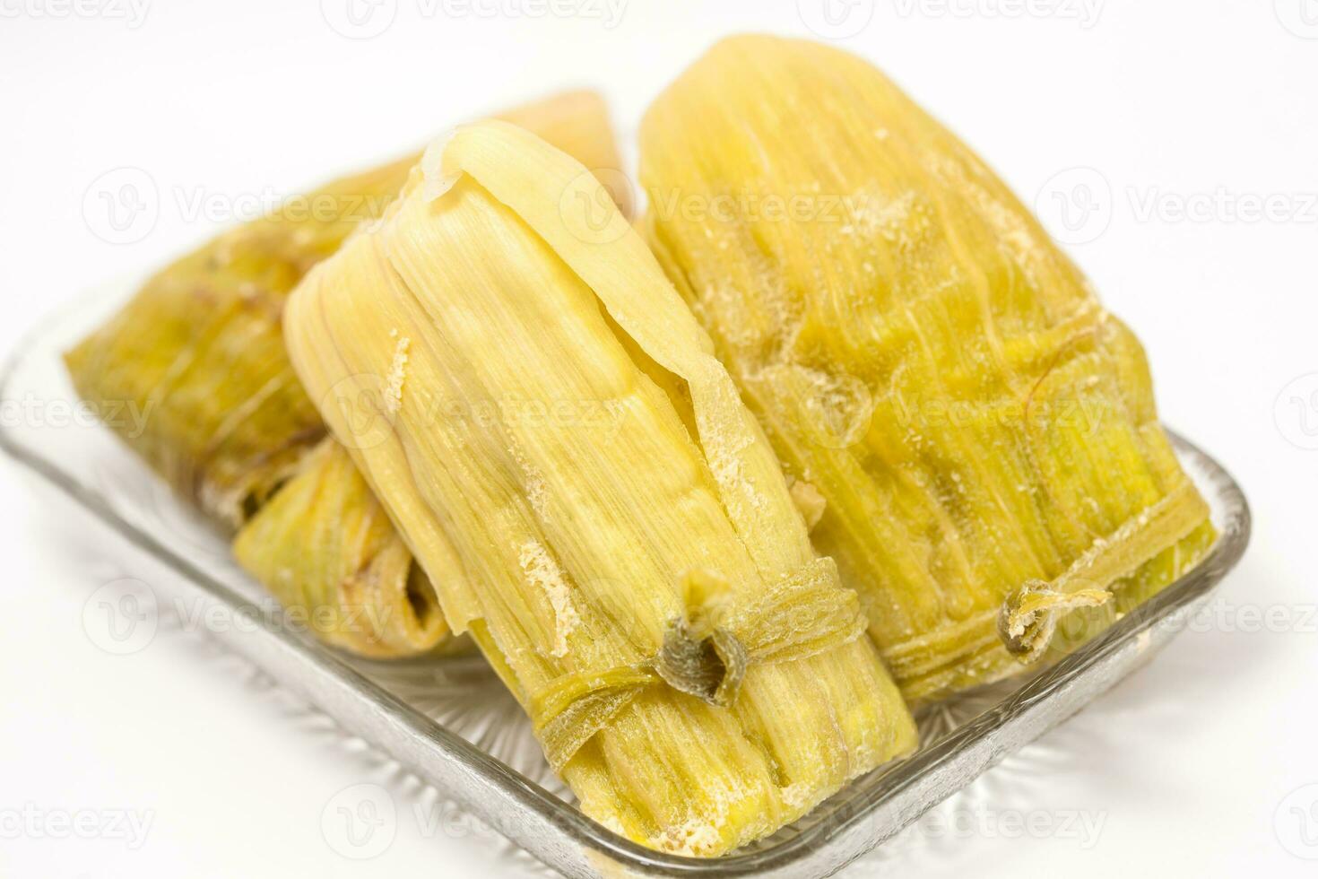 Colombiana dulce maíz envolver preparación foto