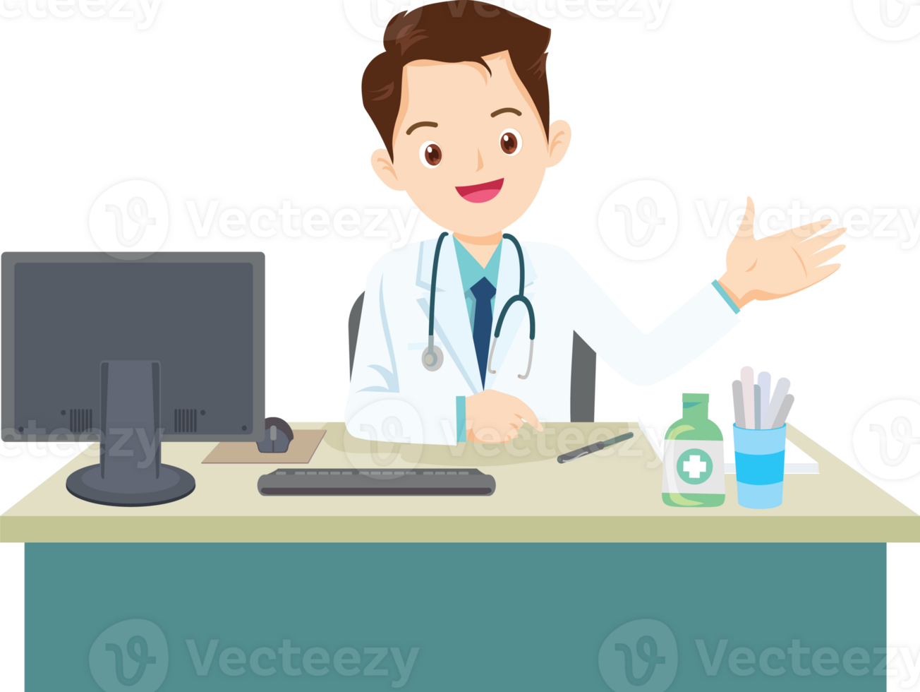 Doctor Cartoon character professional doctor png