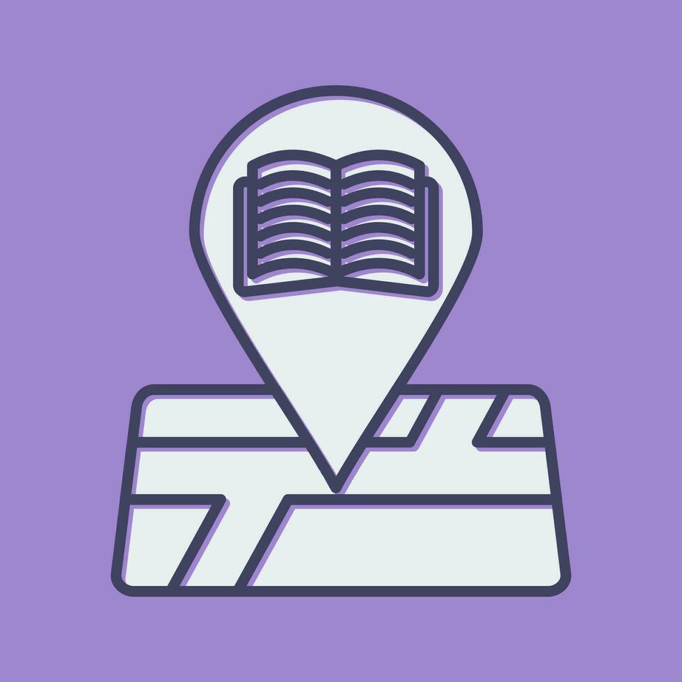 Library Location Vector Icon