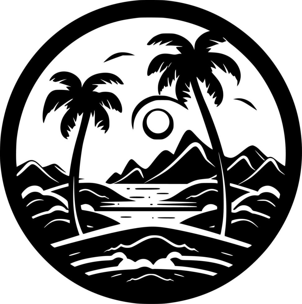 Hawai - alto calidad vector logo - vector ilustración ideal para camiseta gráfico
