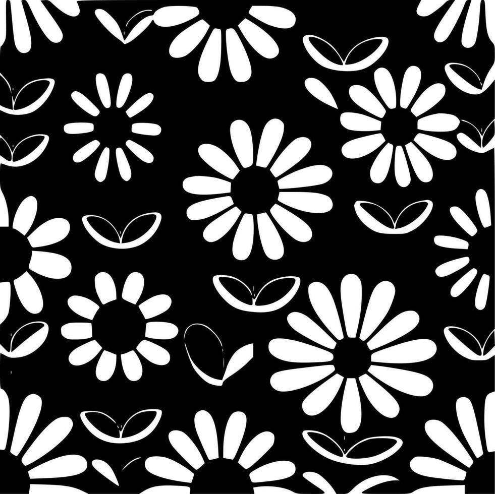 Flower Pattern - Minimalist and Flat Logo - Vector illustration