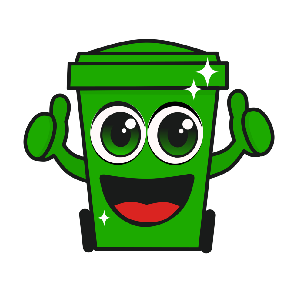 smail Dustbin png clipart free