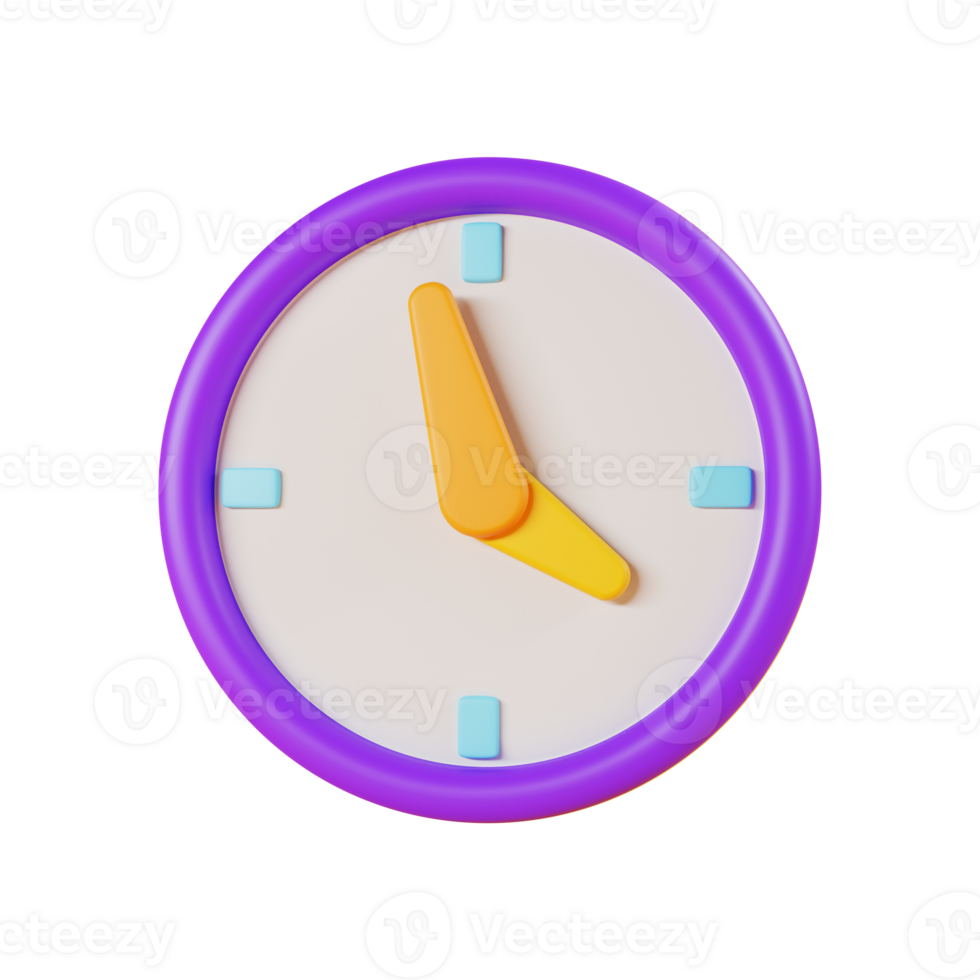 voorkant visie 3d klok model- png