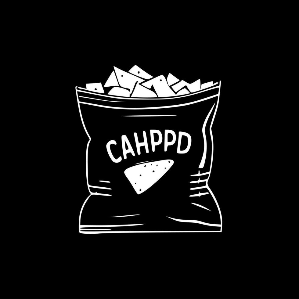 Chip Bag - High Quality Vector Logo - Vector illustration ideal for T-shirt graphic