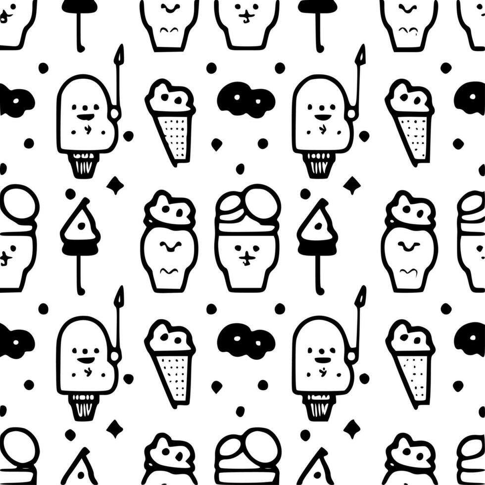 Seamless Pattern - Minimalist and Flat Logo - Vector illustration