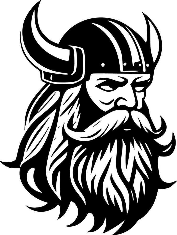 Viking - High Quality Vector Logo - Vector illustration ideal for T-shirt graphic