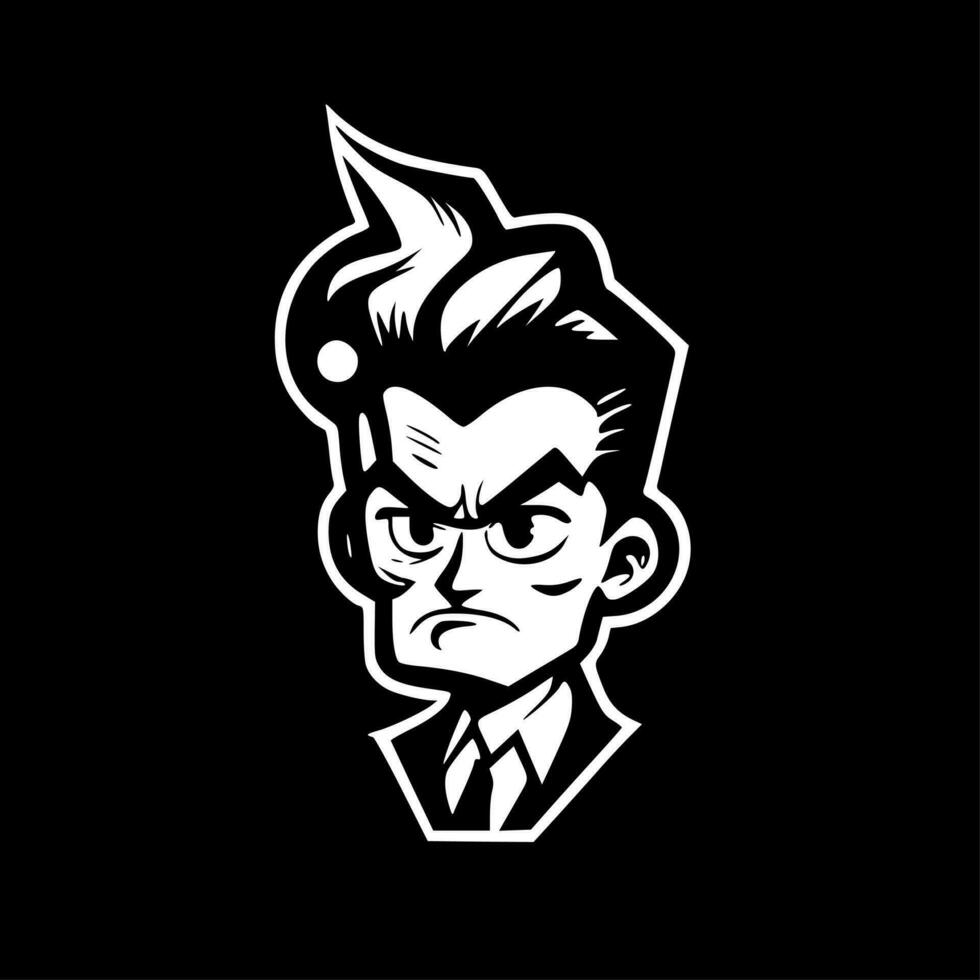 Comic - Black and White Isolated Icon - Vector illustration