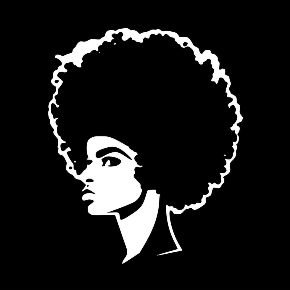 Afro - High Quality Vector Logo - Vector illustration ideal for T-shirt graphic