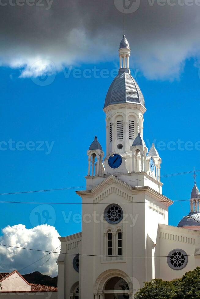 The beautiful Church of Saint Joseph at La Union in the region of Valle del Cauca in Colombia photo