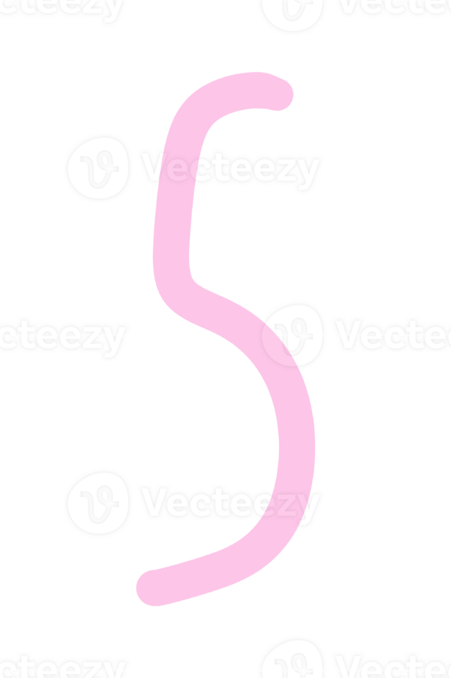 Number hand write png