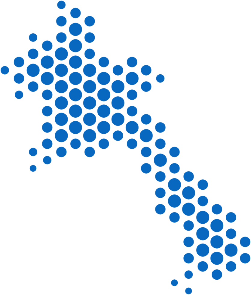 circle shape laos map. png