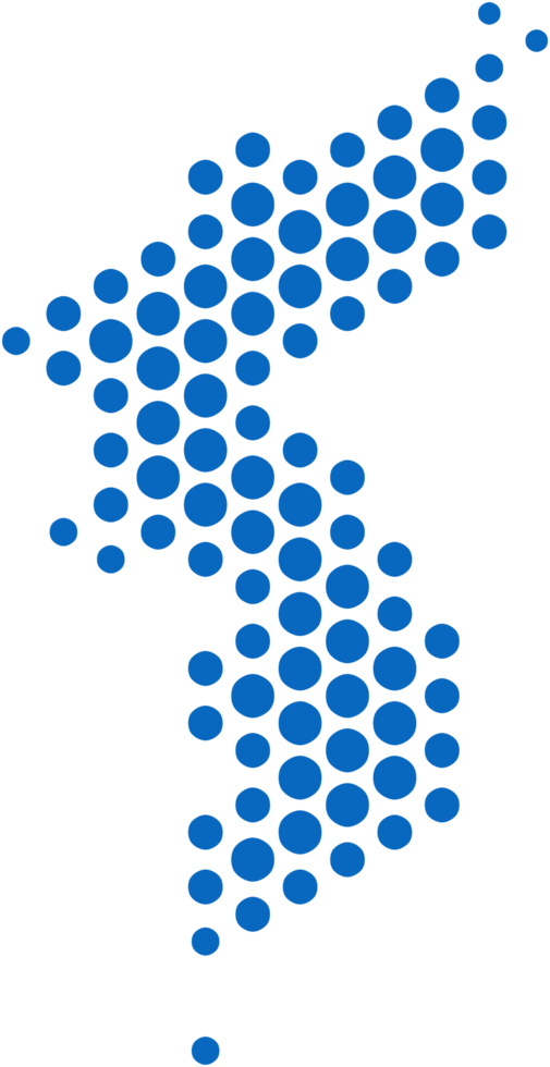 circulo forma Corea mapa. png