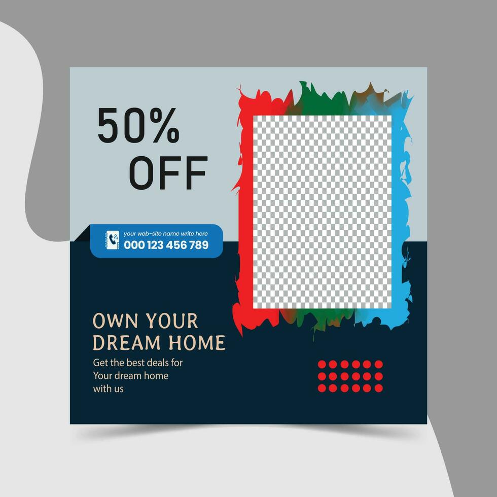 Corporate banner design template layout. vector