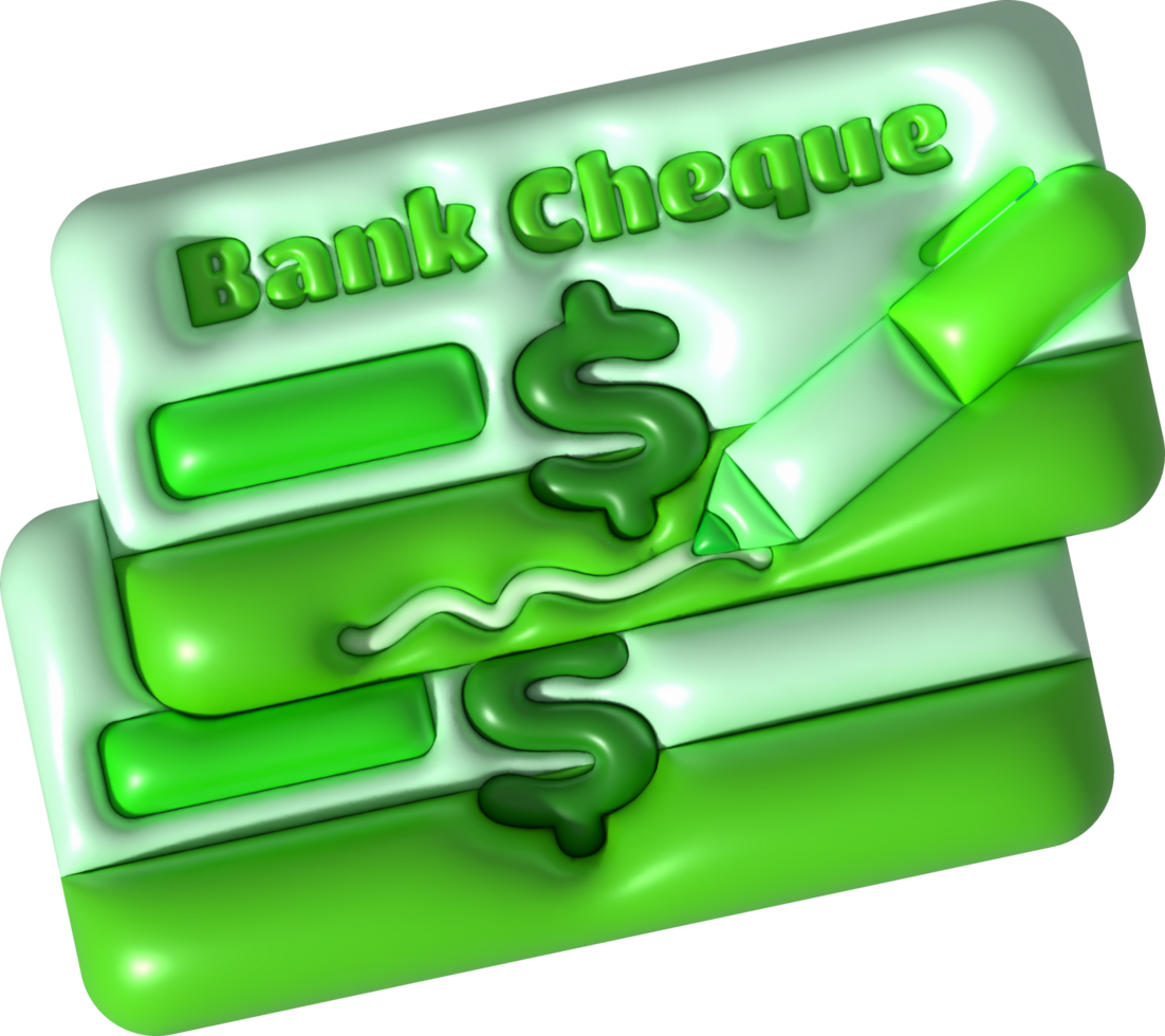 Illustration 3d. Bank prüfen Stift Schreiben Symbol. png