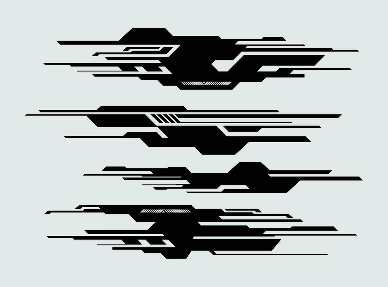 línea hud futurista marco frontera interfaz cyberpunk marco frontera ciencia ficción consejos editable vector