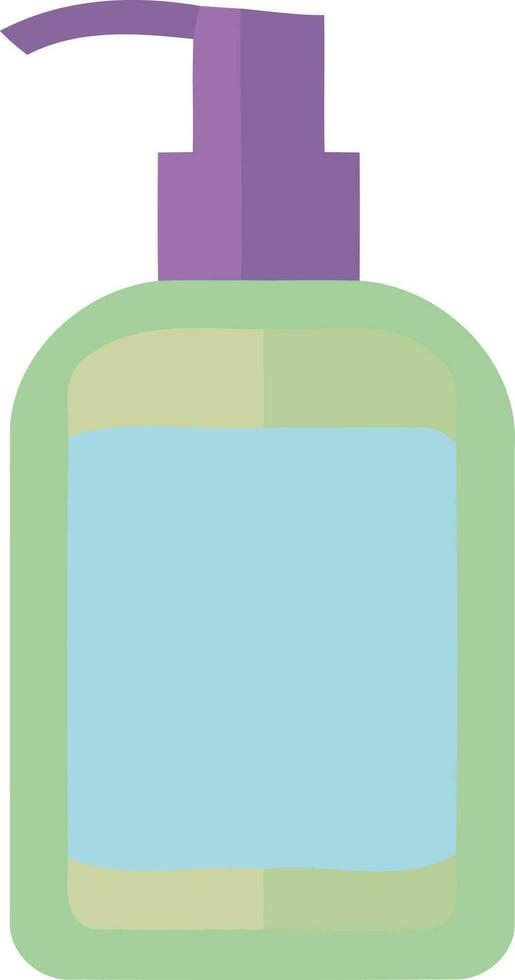 plastic container for liquid hand soap vector