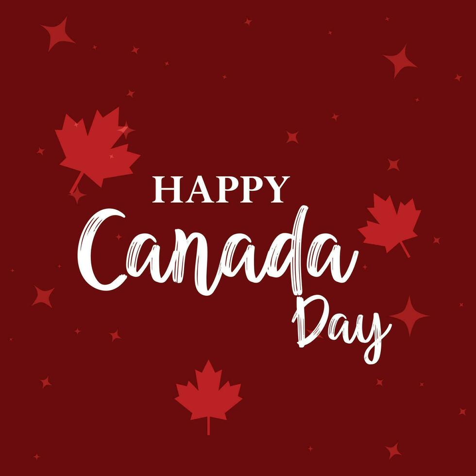 1st july canada day banner vector