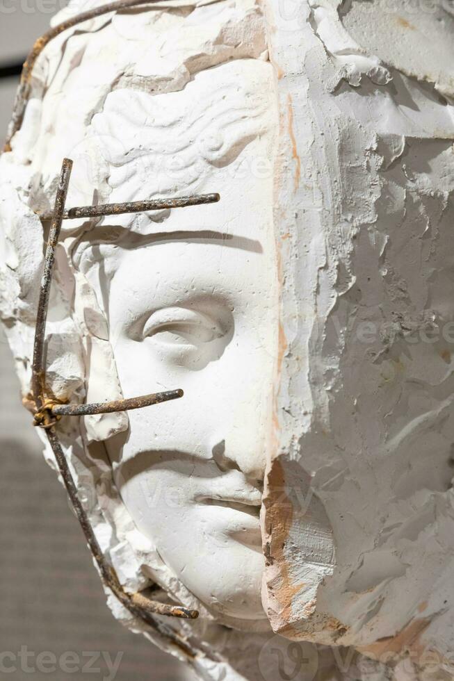 Possagno, Italy - Art creation with gypsum. Concept of idea, creativity, inspiration. photo