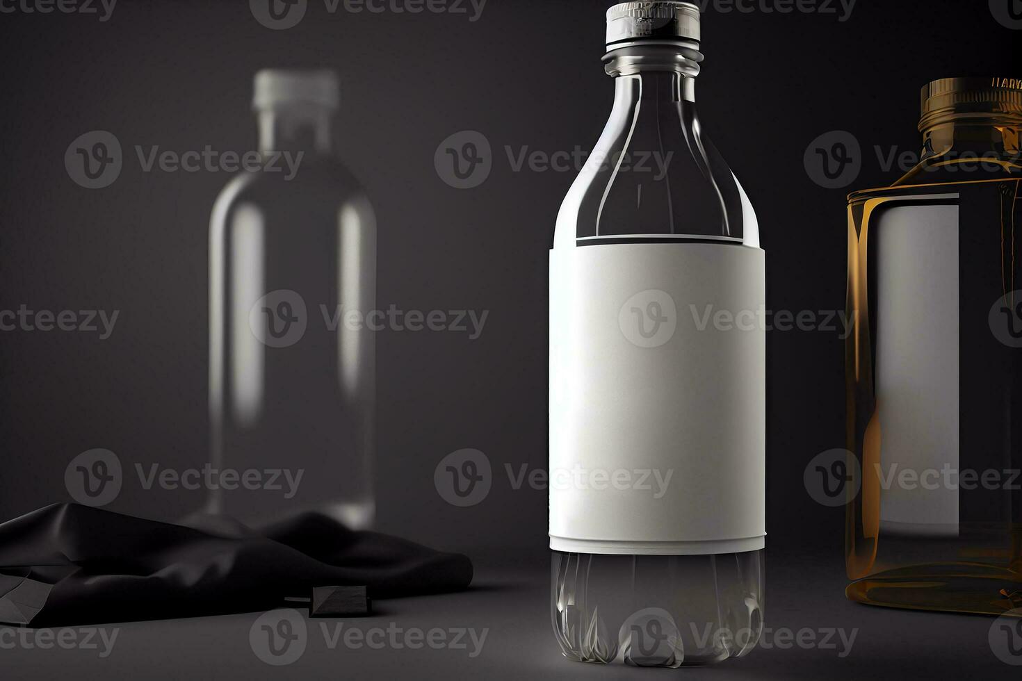 Bottle mockup - oil and skincare,  wellness product photo