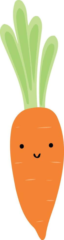 vegetable food a carrot vector