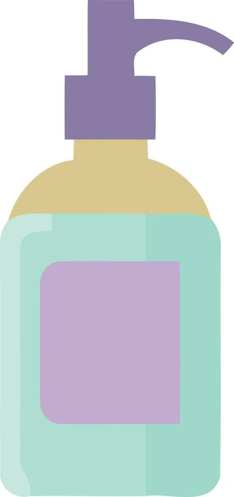 plastic container for liquid hand soap vector