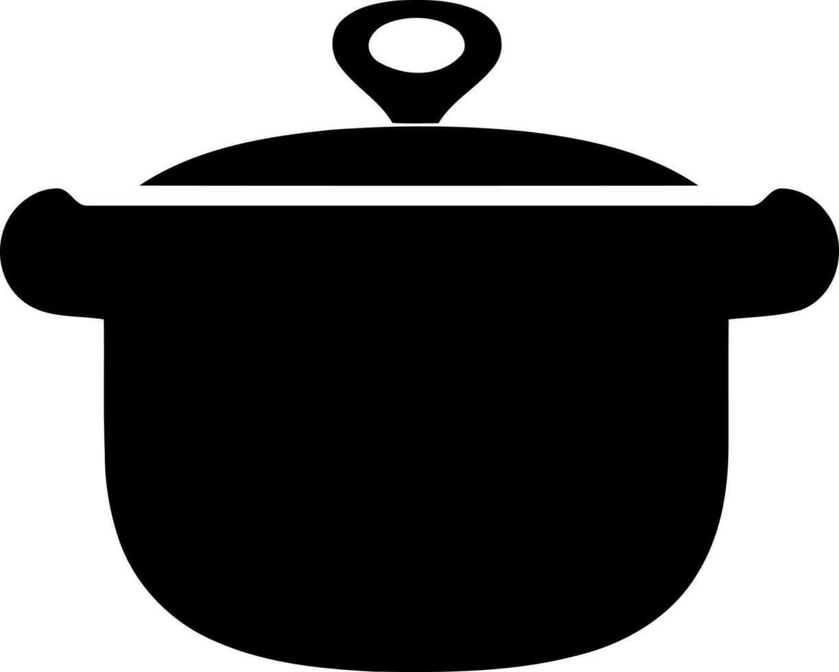 kitchen object cooking pot vector