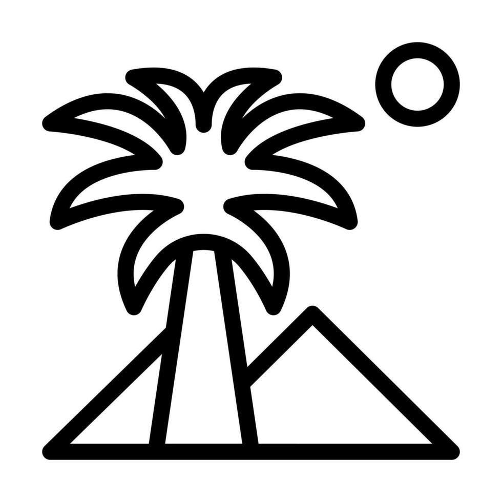 Oasis Icon Design vector