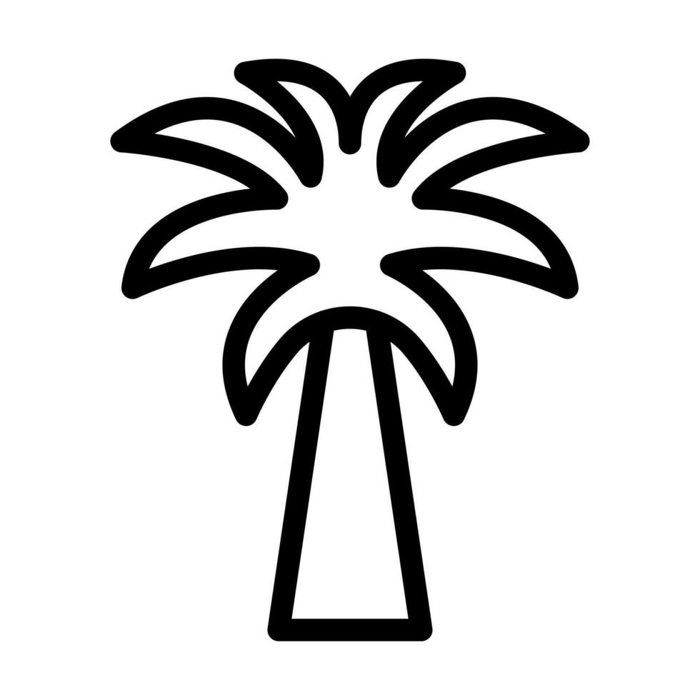 Palm tree Icon Design vector