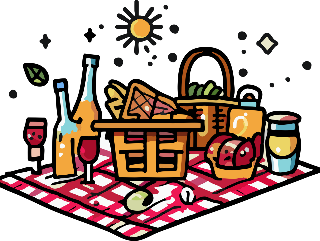 picnic png gráfico clipart diseño