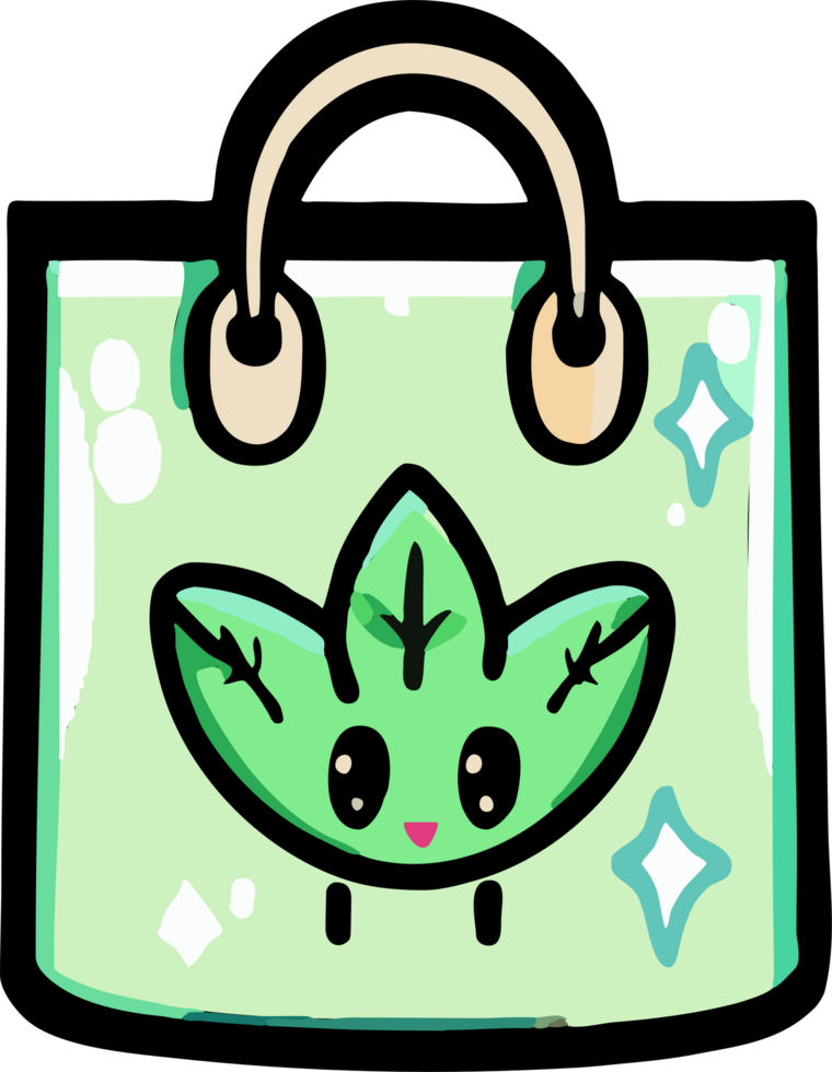 eco bag png graphic clipart design