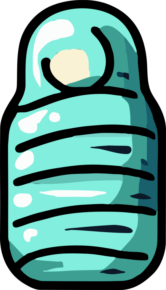 sleeping bag png graphic clipart design