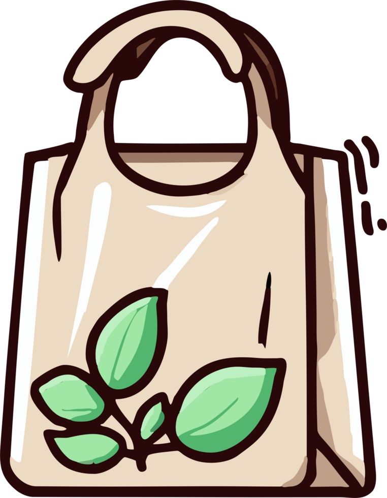 eco väska png grafisk ClipArt design