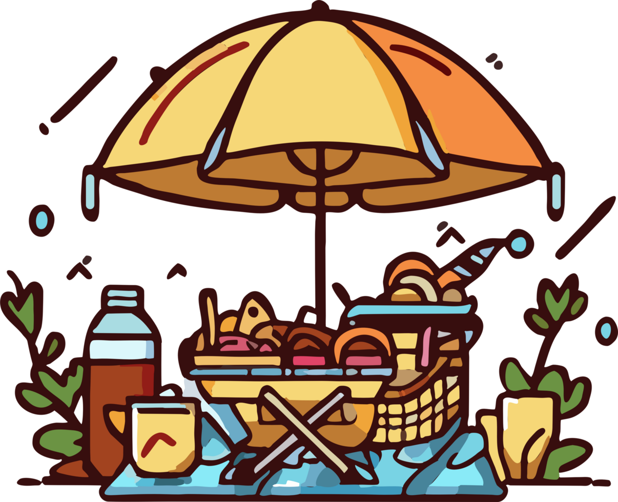 picnic png graphic clipart design