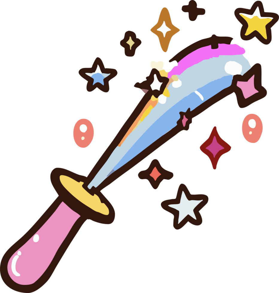 magic wand png graphic clipart design