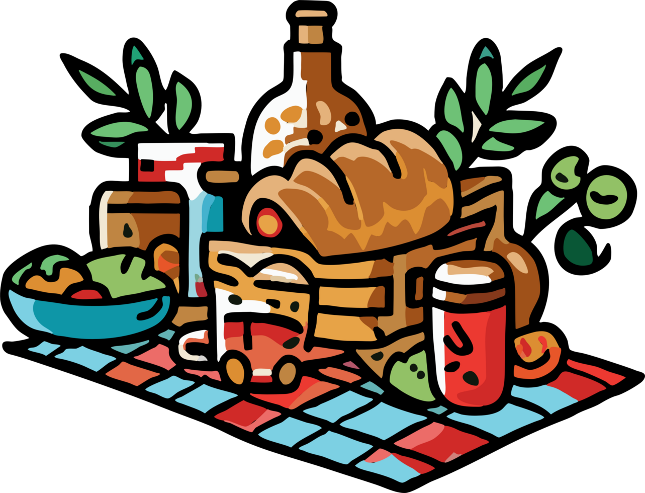 picnic png graphic clipart design